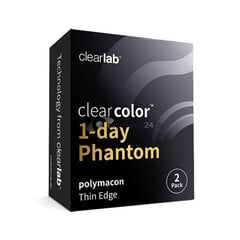 Цветные Однодневные Контактные Линзы Clearcolor Phantom 1Day Blue Walker FN105N R8.60 D14.5, синие, 2 линзы цена и информация | Линзы для глаз | pigu.lt