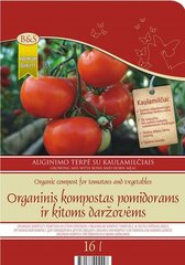 Органическое удобрение для помидоров, 16 л цена и информация | Грунт, земля, торф, компост | pigu.lt