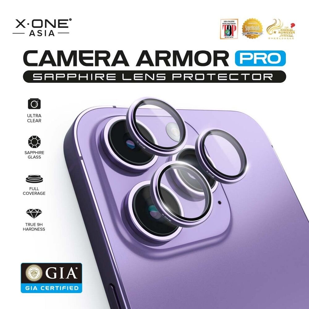 X-One Sapphire Camera Armor Pro kaina ir informacija | Priedai telefonams | pigu.lt