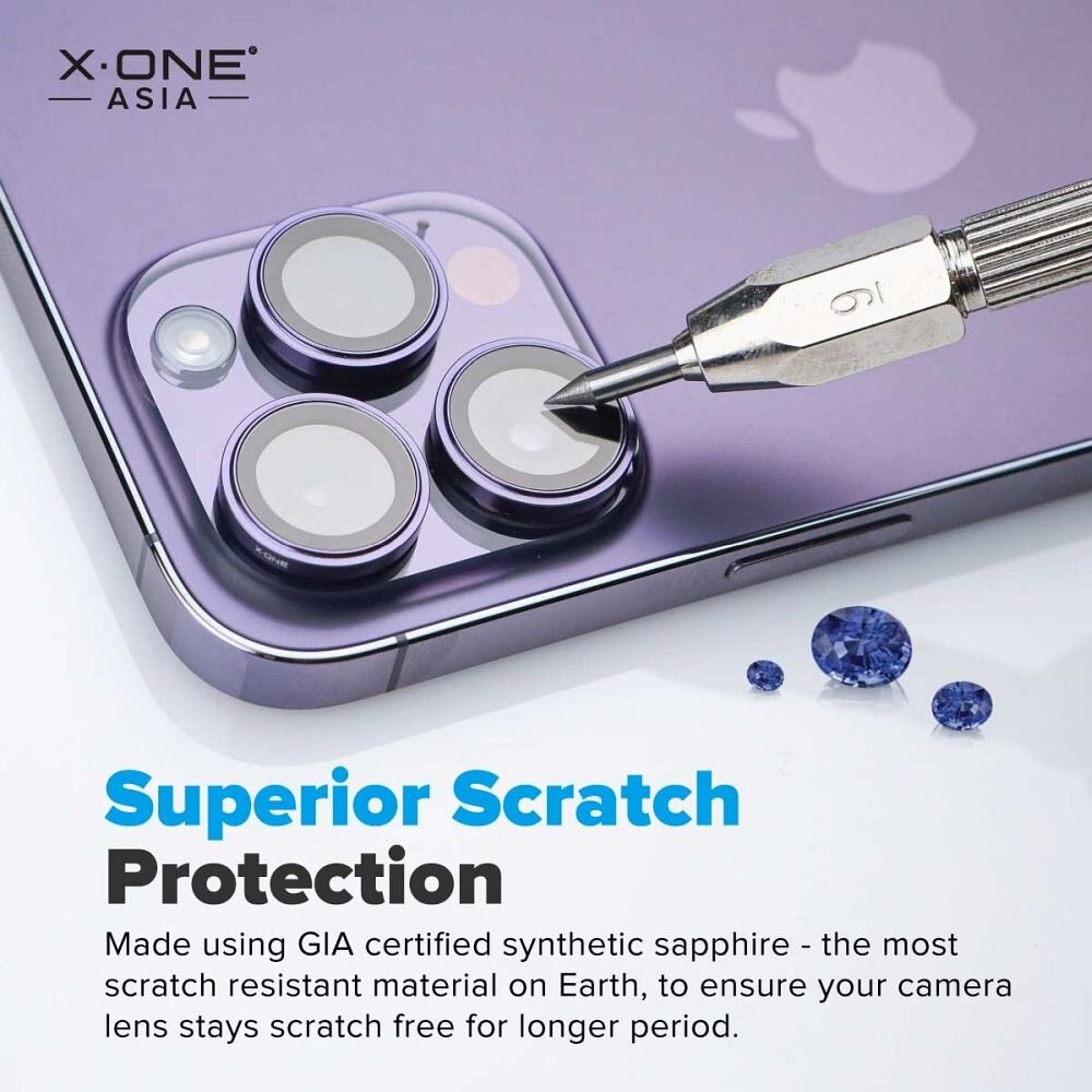 X-One Sapphire Camera Armor Pro kaina ir informacija | Priedai telefonams | pigu.lt