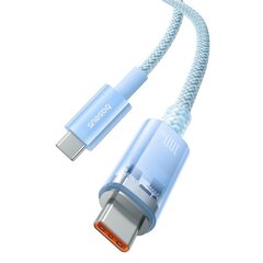 Baseus Spring-loaded USB-C cable 1m 2A (Black) цена и информация | Кабели и провода | pigu.lt