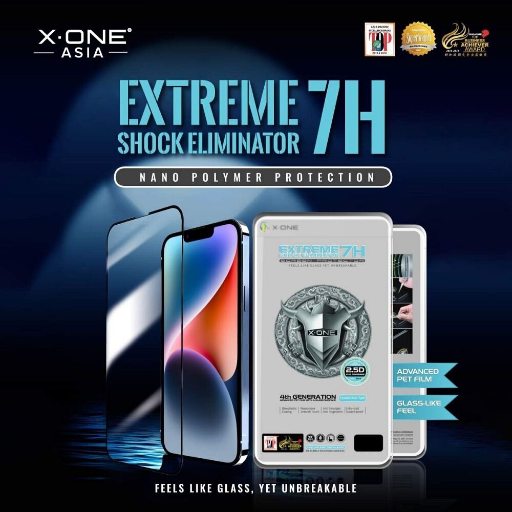 X-ONE iPhone 14 Pro/15 kaina ir informacija | Apsauginės plėvelės telefonams | pigu.lt