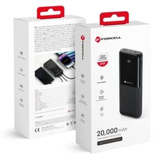 Forcell F-Energy 20000mah kaina ir informacija | Atsarginiai maitinimo šaltiniai (power bank) | pigu.lt