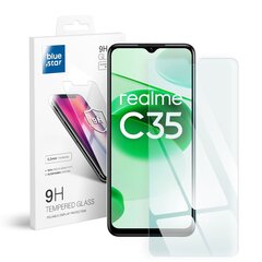 Blue Star Realme C35 kaina ir informacija | Apsauginės plėvelės telefonams | pigu.lt