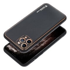 Чехол Forcell LEATHER для iPhone 12 Pro, Черный цена и информация | Чехлы для телефонов | pigu.lt