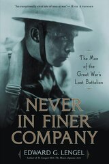 Never in Finer Company: The Men of the Great War's Lost Battalion цена и информация | Исторические книги | pigu.lt