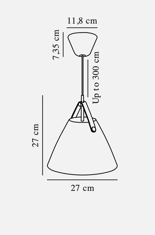 Nordlux pakabinamas šviestuvas Strap 84313001 kaina ir informacija | Pakabinami šviestuvai | pigu.lt