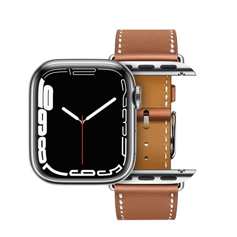 Hoco Apple Watch 38/40/41mm WA17 brown kaina ir informacija | Išmaniųjų laikrodžių ir apyrankių priedai | pigu.lt