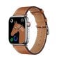 Hoco Apple Watch 38/40/41mm WA17 brown kaina ir informacija | Išmaniųjų laikrodžių ir apyrankių priedai | pigu.lt