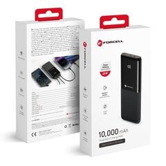 Forcell P10k1, 10000mah цена и информация | Зарядные устройства Power bank | pigu.lt