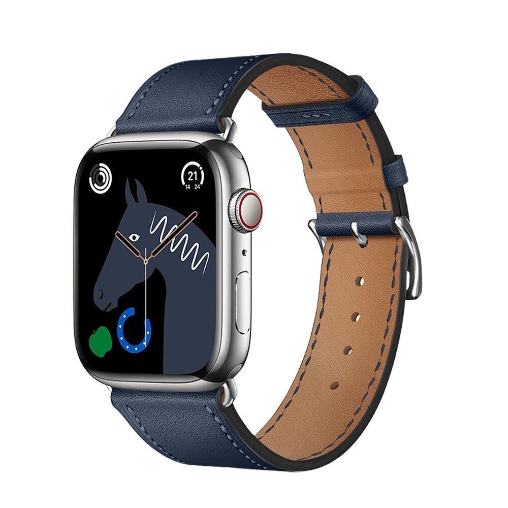 Hoco Apple Watch 38/40/41mm WA17 midnight blue kaina ir informacija | Išmaniųjų laikrodžių ir apyrankių priedai | pigu.lt