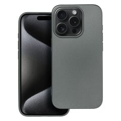 Metallic Чехол для Iphone 15 Pro, серый цена и информация | Чехлы для телефонов | pigu.lt