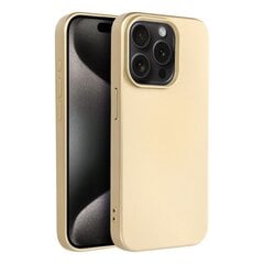 Metallic Чехол для Iphone 15 Pro, золото цена и информация | Чехлы для телефонов | pigu.lt