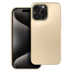 Metallic dėklas skirtas Iphone 15 Pro max, auksas kaina ir informacija | Telefono dėklai | pigu.lt