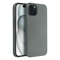 Metallic Чехол для Iphone 15 Plus, серый цена и информация | Чехлы для телефонов | pigu.lt