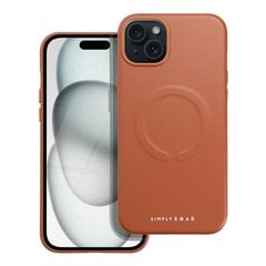 Кожаный чехол Roar Mag для iPhone 15 Plus (6,7″) - Розовый цена и информация | Чехлы для телефонов | pigu.lt