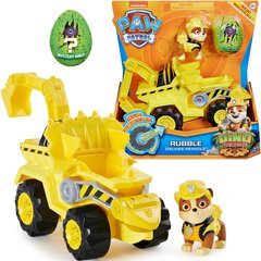 Rinkinys su šuns figūrėle ir automobiliu Paw Patrol Dino Rescue Rubble цена и информация | Игрушки для мальчиков | pigu.lt