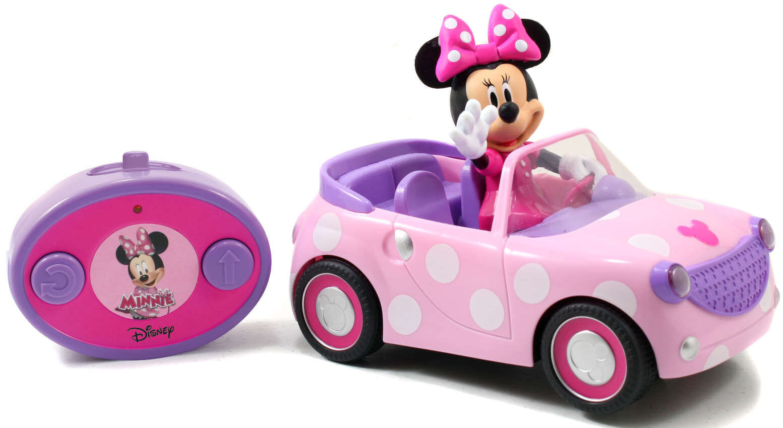 Nuotoliniu būdu valdomas automobils Dinsey Minnie Mouse, rožinis цена и информация | Žaislai mergaitėms | pigu.lt