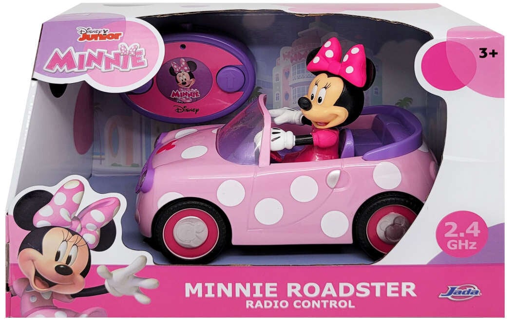 Nuotoliniu būdu valdomas automobils Dinsey Minnie Mouse, rožinis цена и информация | Žaislai mergaitėms | pigu.lt