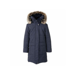 Lenne paltas mergaitėms, mėlynas цена и информация | Куртки, пальто для девочек | pigu.lt