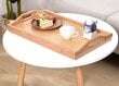 Pusryčių staliukas, rudas kaina ir informacija | Virtuvės įrankiai | pigu.lt