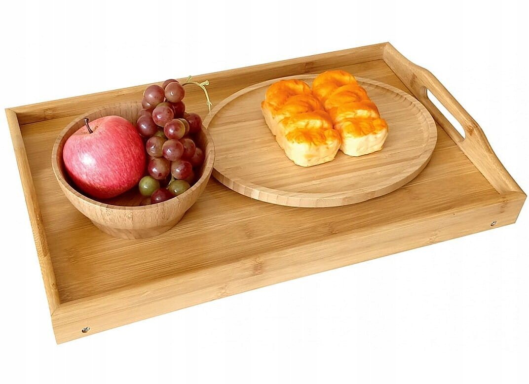Pusryčių staliukas, 50x30x5 cm kaina ir informacija | Virtuvės įrankiai | pigu.lt
