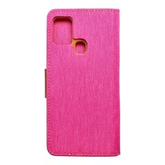 CANVAS Book case for SAMSUNG A21s pink цена и информация | Календари, ежедневники | pigu.lt