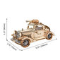 3D medinis konstruktorius TM Varvikas - Vintage Car RA002e цена и информация | Konstruktoriai ir kaladėlės | pigu.lt