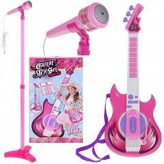 Vaikiška elektrinė gitara su mikrofonu ir trikoju Nobo Kids цена и информация | Развивающие игрушки | pigu.lt