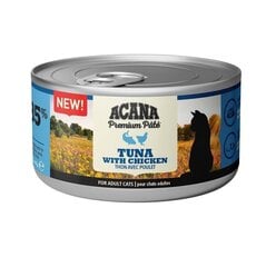 Acana Premium Pate Tuna&Chicken с тунцом и курицей, 24х85 г цена и информация | Консервы для кошек | pigu.lt