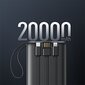 Veger C20 20000mAh kaina ir informacija | Atsarginiai maitinimo šaltiniai (power bank) | pigu.lt