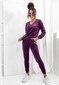 Laisvalaikio kostiumėlis moterims, violetinis цена и информация | Sportinė apranga moterims | pigu.lt