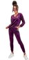 Laisvalaikio kostiumėlis moterims, violetinis цена и информация | Sportinė apranga moterims | pigu.lt