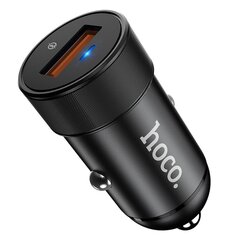 HOCO car charger USB QC3.0 4A 18W Fully Power Z32A black цена и информация | Автопринадлежности | pigu.lt