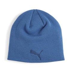 Puma kepurė berniukams Mcfc Fan Beanie Blue 024687 01, mėlyna цена и информация | Шапки, перчатки, шарфы для мальчиков | pigu.lt