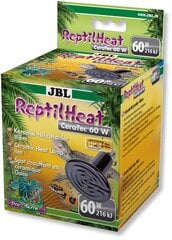 Keraminė šildanti lempa terariumams JBL ReptilHeat 60 W kaina ir informacija | Prekės egzotiniams gyvūnams | pigu.lt