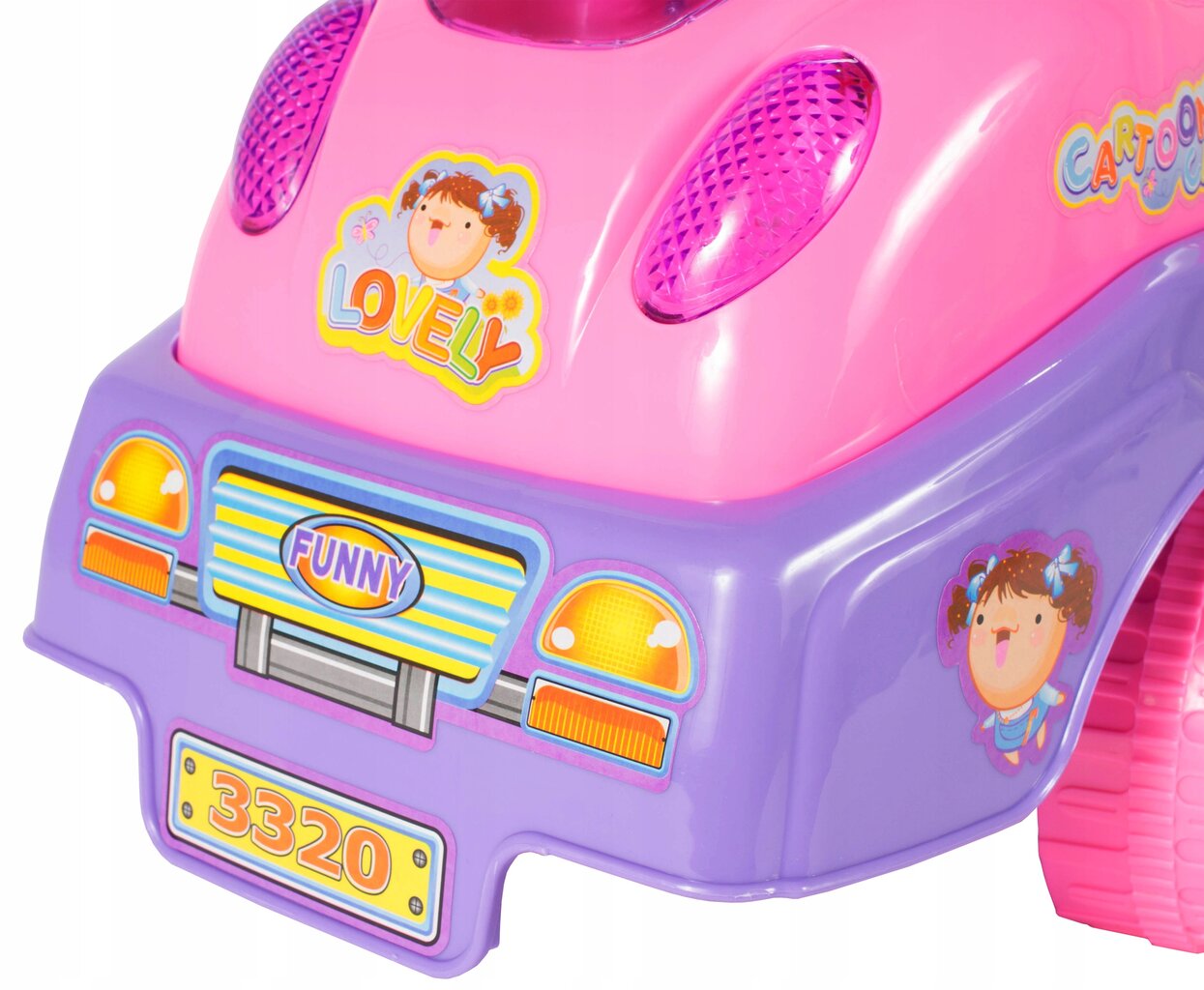 Automobilis MalPlay 107888 Pink цена и информация | Žaislai kūdikiams | pigu.lt