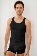 Marškinėliai vyrams Utenos trikotažas DU4100B_165651/2.16*40, juodi kaina ir informacija | Vyriški apatiniai marškinėliai | pigu.lt