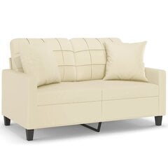 Sofa vidaXL, smėlio spalvos цена и информация | Диваны | pigu.lt