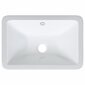 Vonios kambario praustuvas vidaXL baltas 41,5x26x18,5 cm kaina ir informacija | Praustuvai | pigu.lt