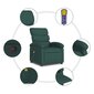 Svetainės fotelis vidaXL, žalias kaina ir informacija | Svetainės foteliai | pigu.lt