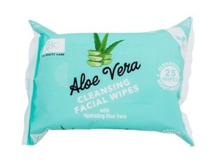 Veido valymo servetėlės Xpel Aloe Vera Cleansing Facial Wipes, 25 vnt. kaina ir informacija | Veido prausikliai, valikliai | pigu.lt