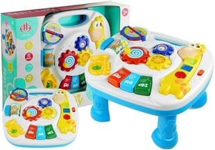 Vaikiškas edukacinis žaidimų staliukas 2 in 1 kaina ir informacija | Lavinamieji žaislai | pigu.lt