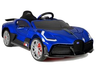 Детский одноместный электромобиль Bugatti Divo, синий цена и информация | Электромобили для детей | pigu.lt