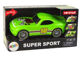 Спортивный автомобиль со световыми и звуковыми эффектами, зеленый цена и информация | Игрушки для мальчиков | pigu.lt