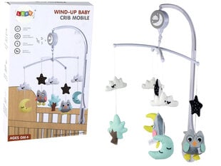 Музыкальная карусель для детской кроватки, белый цена и информация | Игрушки для малышей | pigu.lt