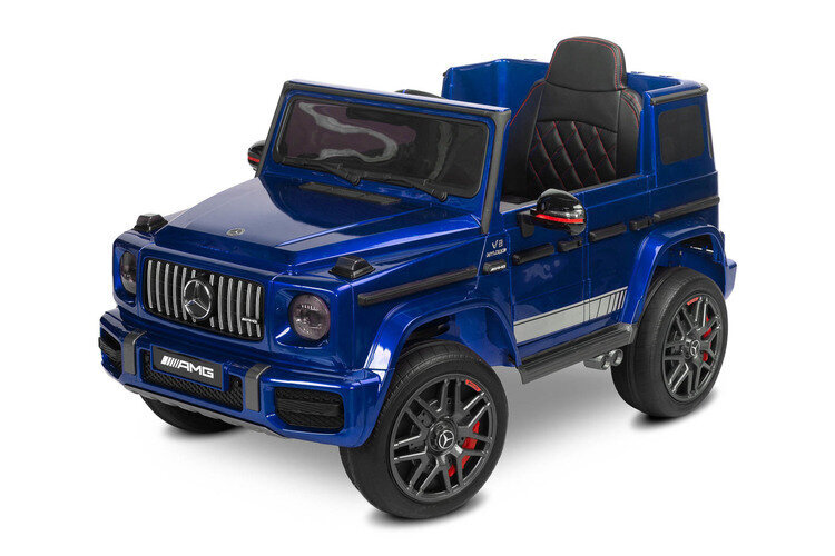 Akumuliatorinis automobilis Mercedes Benz G63 Navy Toyz, mėlynas kaina ir informacija | Elektromobiliai vaikams | pigu.lt