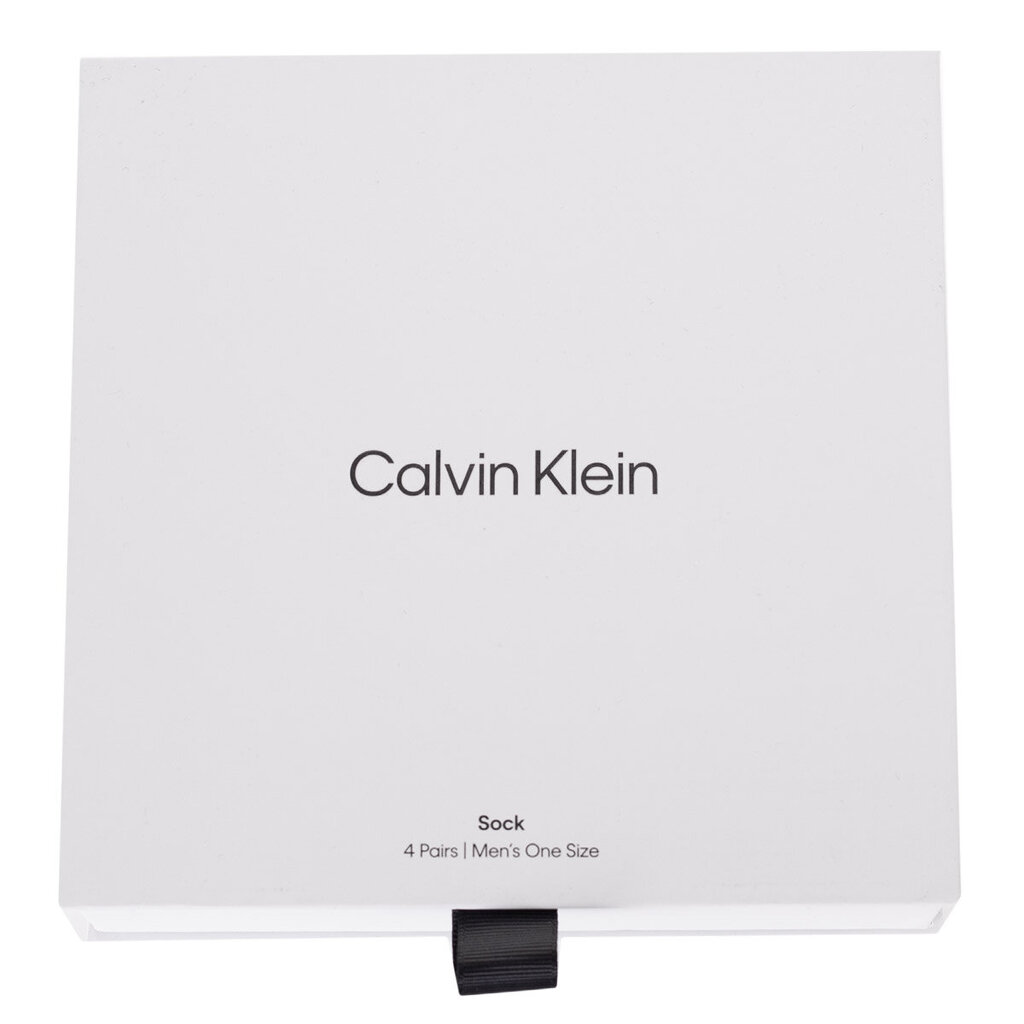 Calvin Klein kojinės vyrams 82540, įvairių spalvų, 4 poros цена и информация | Vyriškos kojinės | pigu.lt