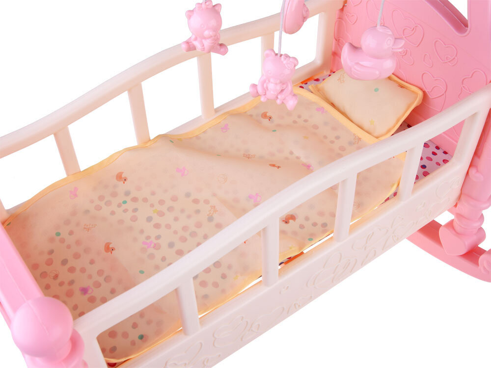 Žaislinė lovytė lėlei su priedais kaina ir informacija | Žaislai mergaitėms | pigu.lt