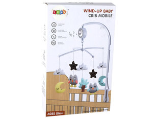 Детская кроватка-карусель, белая цена и информация | Игрушки для малышей | pigu.lt